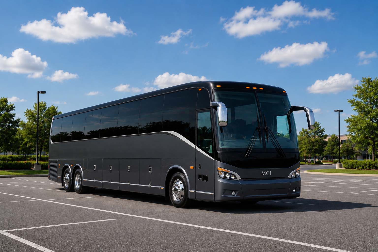 Charter bus rental in Orange, CA